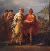 Angelica Kauffmann Paris und Helena fliehen vom Hof des Menelaos oil painting reproduction